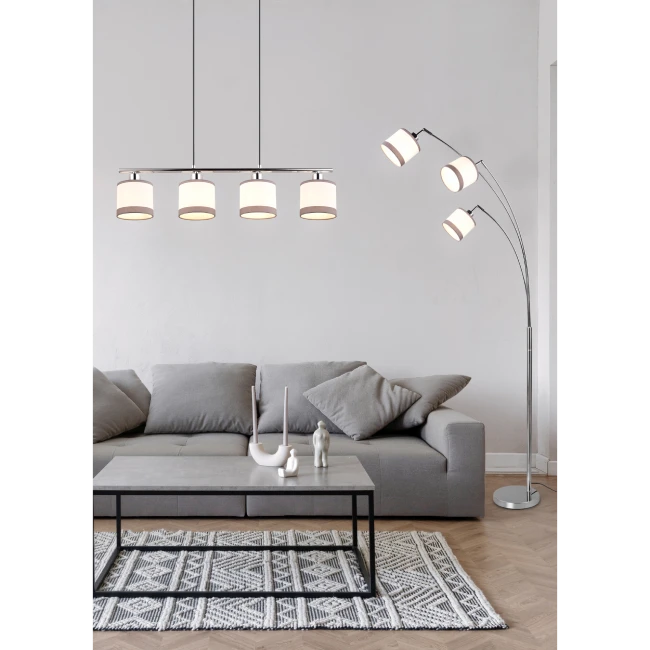 Hanging LED lamp DAVOS, White, R31554006