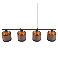 Hanging LED lamp DAVOS, Brown, R31554041