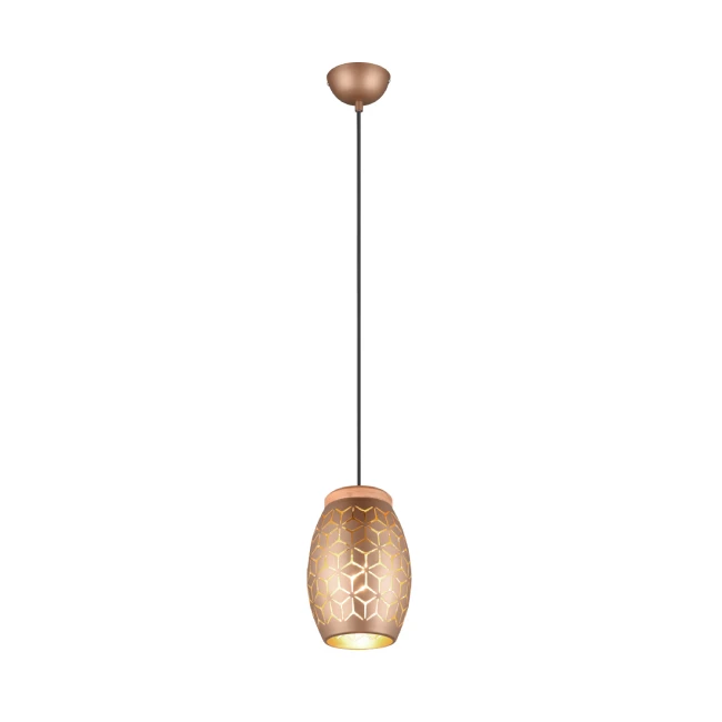 Hanging LED lamp BIDAR, Brown, R31571065