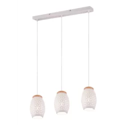 Pakabinamas LED šviestuvas BIDAR, Matinis baltas, R31573031