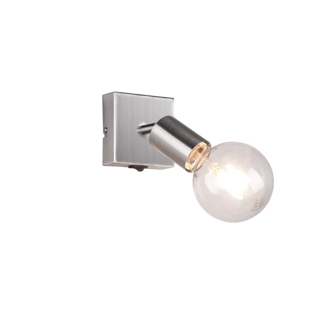 Wall directional LED lamp VANNES, Nickel, R80181707