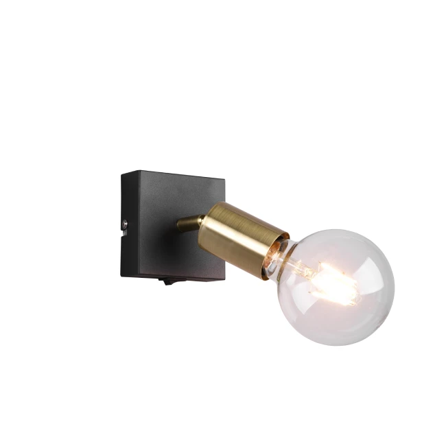 Sieninis kryptinis LED šviestuvas VANNES, Žalvaris, R80181708