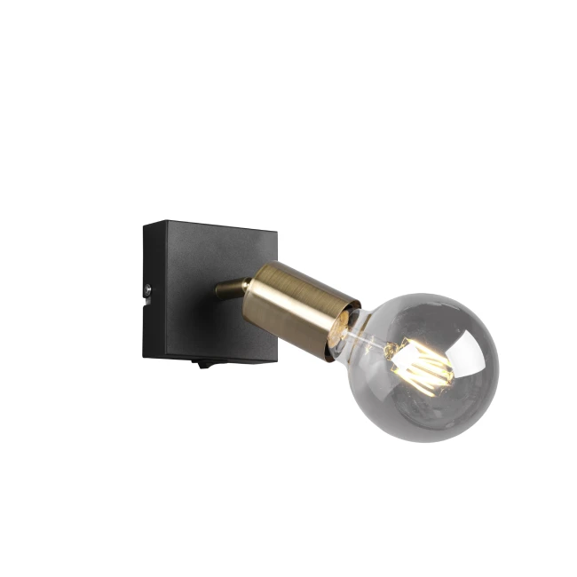 Wall-mounted directional LED lamp VANNES, Brass, R80181708