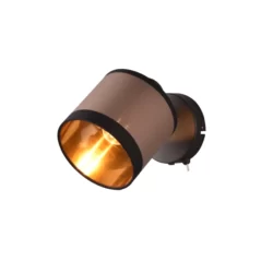 Wall directional LED lamp DAVOS, Brown, R81551741