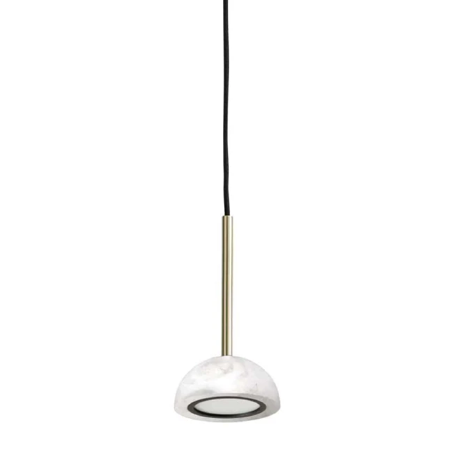 9W Hanging LED lamp DUSSA, 2700K, DIMM DALI, White marble, C1307-OB