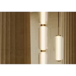 6W Pakabinamas LED šviestuvas ELMA, 2700K, DIMM TRIAC, Sendinto aukso, C1312/S/ORO