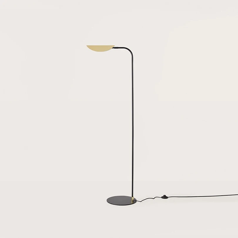 Floor lamp FICUS, Brass, P1243
