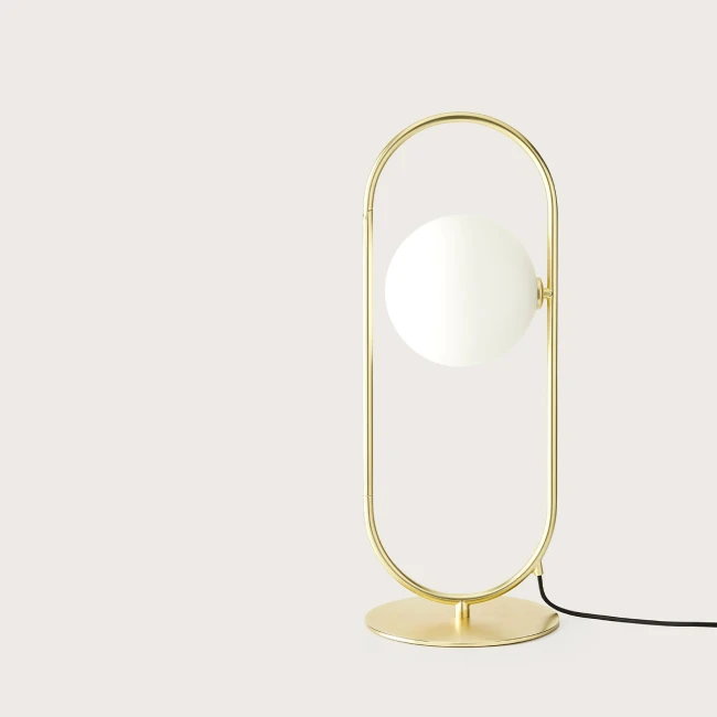 Table lamp ABBACUS, Brass, S1258/ORO