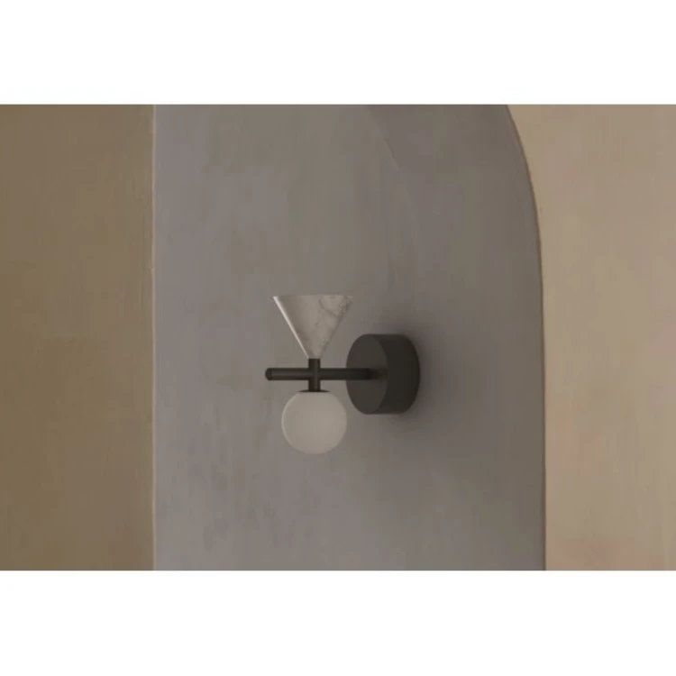 LED wall lamp ONETA, Black/White, A1299/NEG