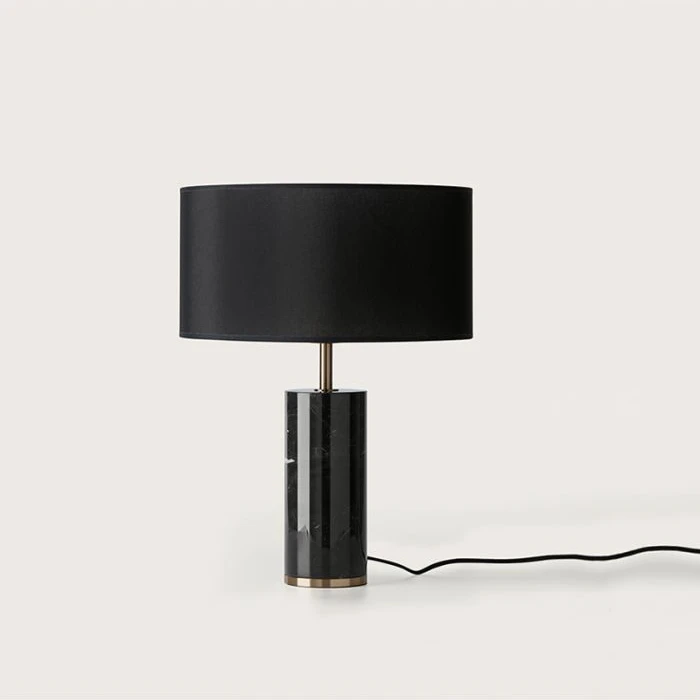 Table lamp CAND, Black, S1107/NEG+801021/35