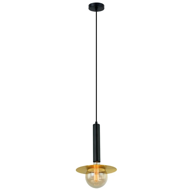 Hanging lamp LOUIS, Black/Gold, 4230500