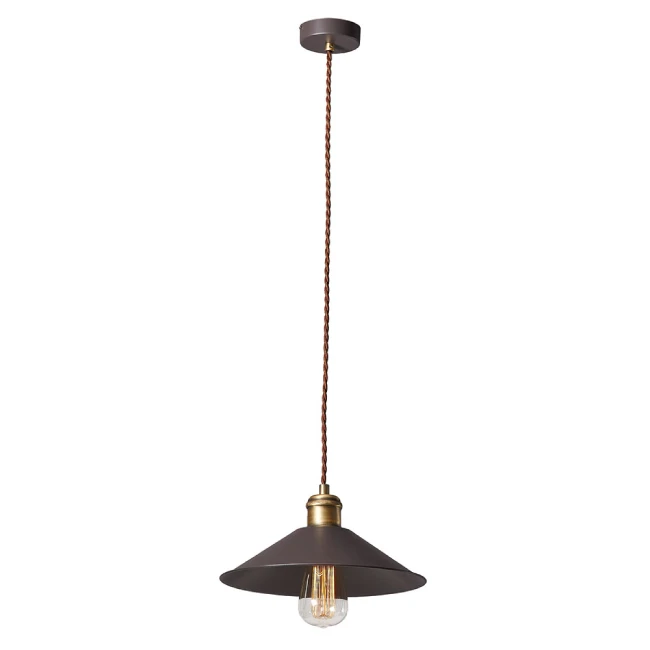 Hanging lamp RUSTIC, Brown, 3083500