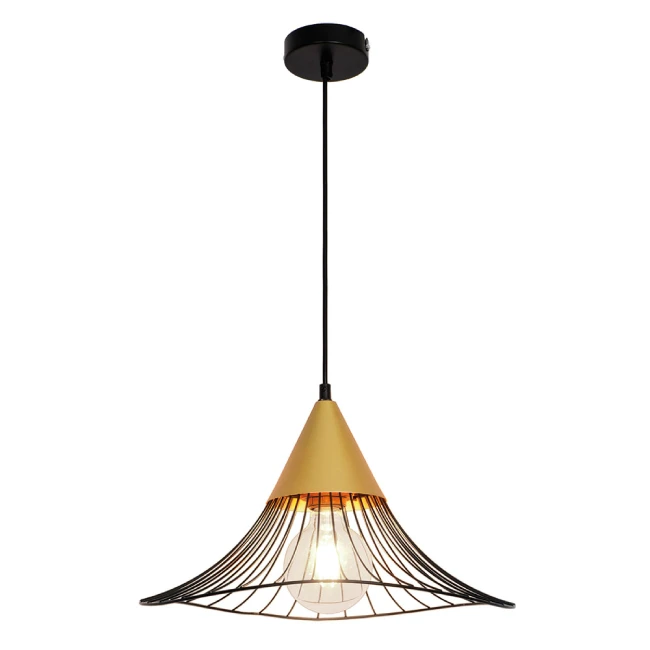 Hanging lamp TINA, Black/Gold, 4252900