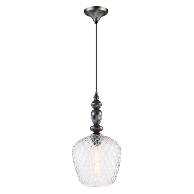Hanging lamp SALEM, Clear glass, 4169400