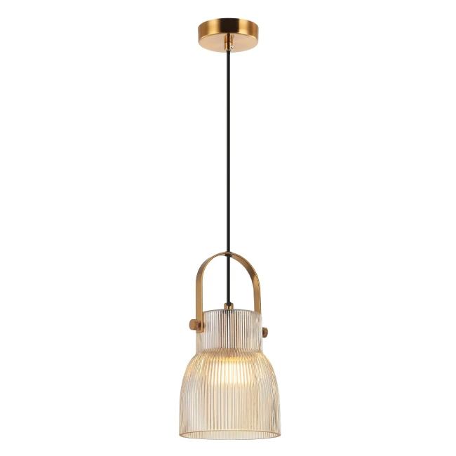 Hanging lamp TALIA, Amber glass, 4264601