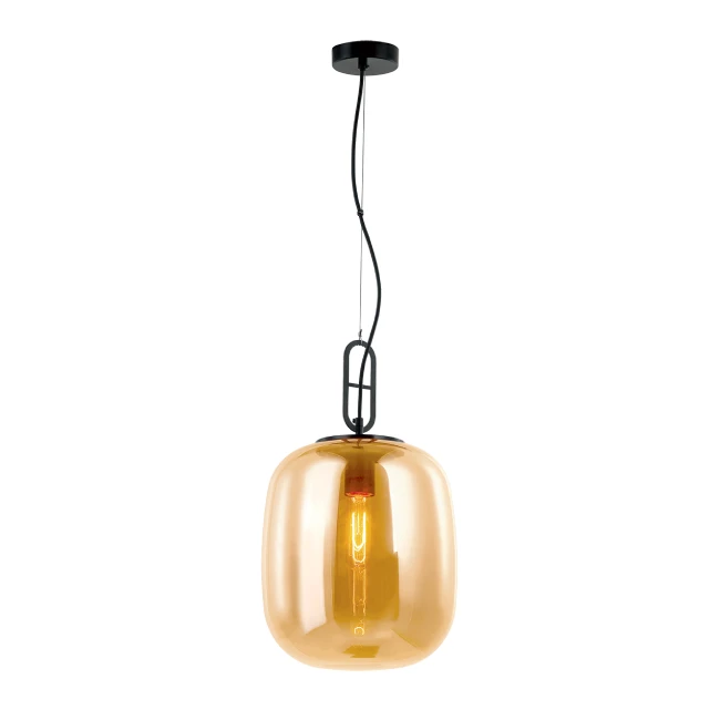 Hanging lamp RETRO, Amber glass, 4206401