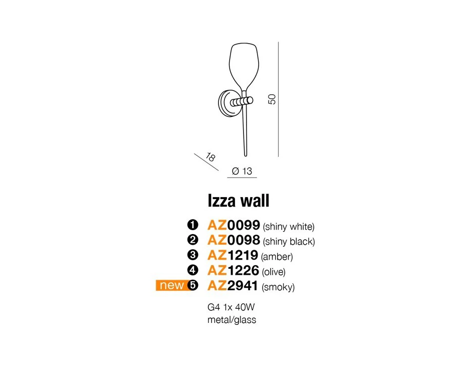Wall lamp IZZA