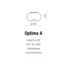 Sieninis šviestuvas OPTIMA A AZ0181