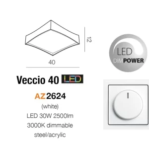 Lubinis šviestuvas VECCIO 40 AZ2624