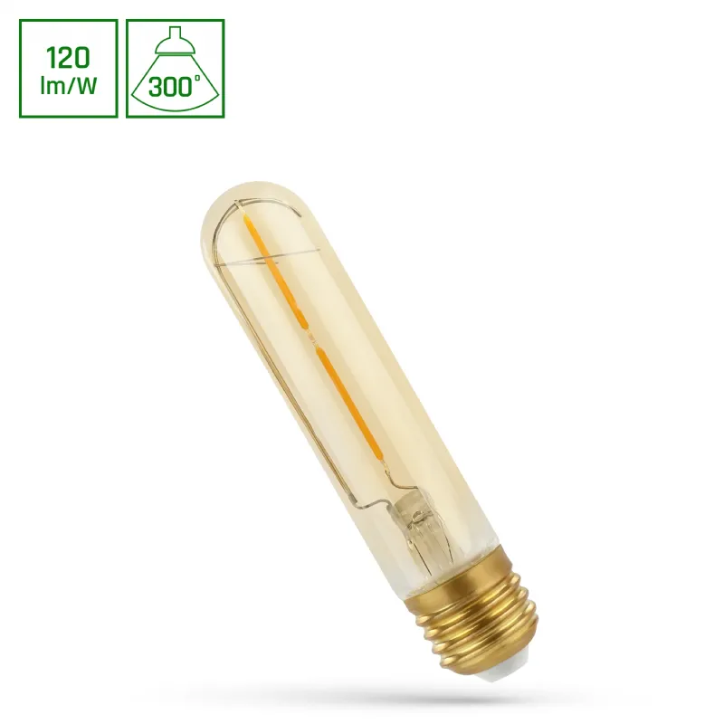 2037304 2W E27 LED lemputė COG Retro TUBE - Image 1
