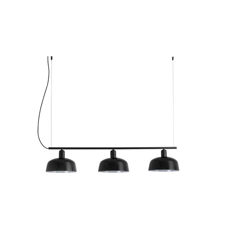 Hanging lamp Tatawin 3L black