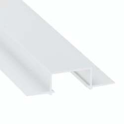 Užglaistomas LED profilis Hiro, baltas 2m