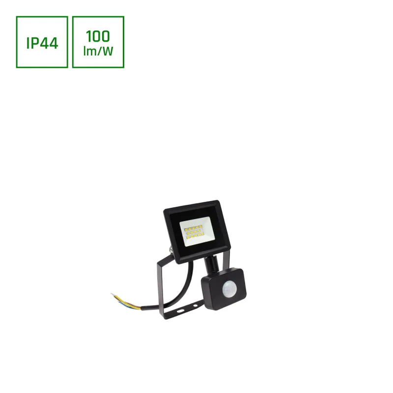 10W LED prožektorius Noctis Lux 3 Sens juodas, šaltai balta