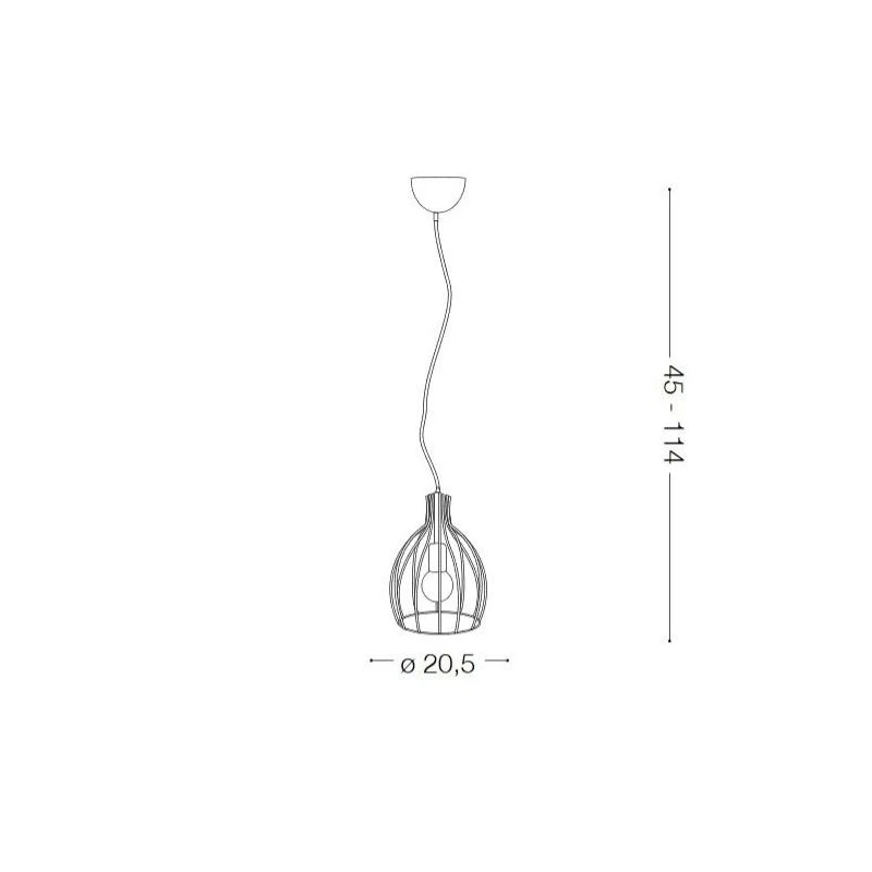 Hanging lamp AMPOLLA-2 SP1 148151