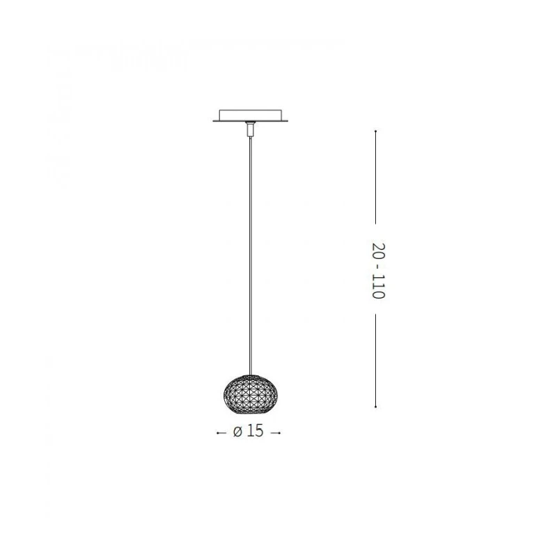 Hanging lamp CALYPSO SP5 44187