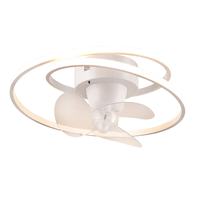 Lubinis LED šviestuvas Umea su ventiliatoriumi baltas