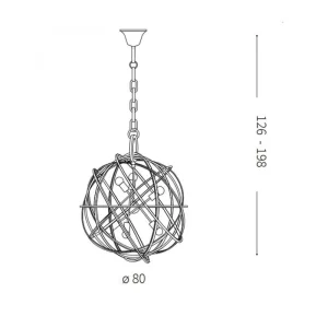 Pakabinamas šviestuvas KONSE SP7 156033