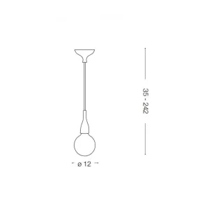 Pakabinamas šviestuvas MINIMAL SP1 09360