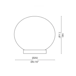 Stalinis šviestuvas CANDY TL1 Ø25cm 86804