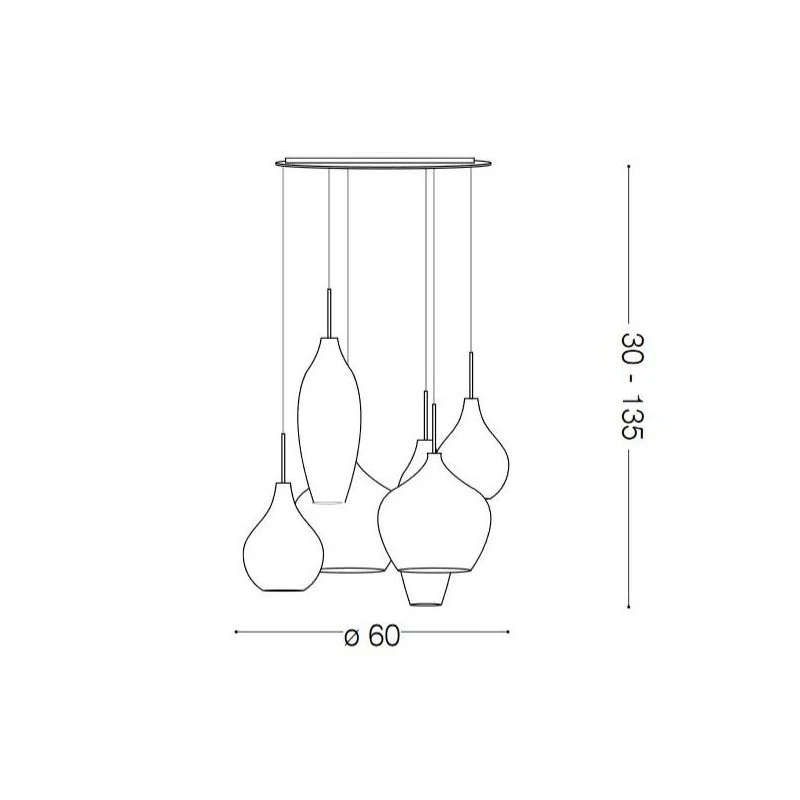 Hanging lamp SOFT SP6
