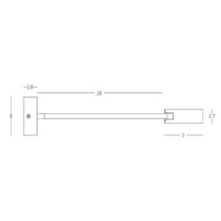 3W Įsmeigiamas LED lauko šviestuvas 67456/B/W 3000K IP67 DIMM