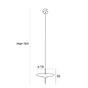 Pakabinamas šviestuvas P0554 Cone I