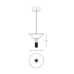 10W Magnetinės sistemos šviestuvas 5226 M15 3000K