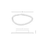 Lubinis LED šviestuvas 23209 D59 baltas - Image 2