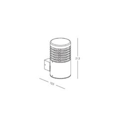 10W 6000K R7s 118mm 230V LED lemputė, šaltai balta