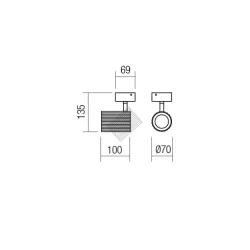 Sieninis lauko šviestuvas 67400A/G IP54