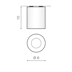 Lubinis lauko šviestuvas 67204/B IP54