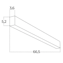 Lubinis LED šviestuvas 23087 60 juodas