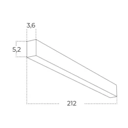 Pakabinamas LED šviestuvas 2071 DIMM auksinis