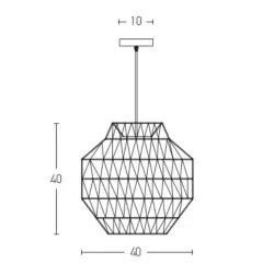 Pakabinamas LED šviestuvas Raffle P0587