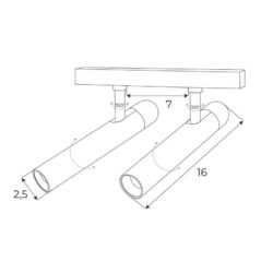 10W 230V magnetinis šviestuvas Optica sistemai Beta AZ5197