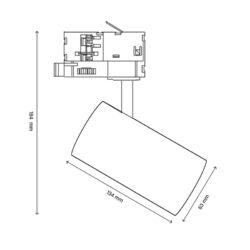 16W Lubinis šviestuvas CAMILLUS, 3000K, IP44, 30x30, Medis, R62931835