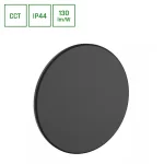 Sieninis fasado LED šviestuvas PIATTA black 25cm