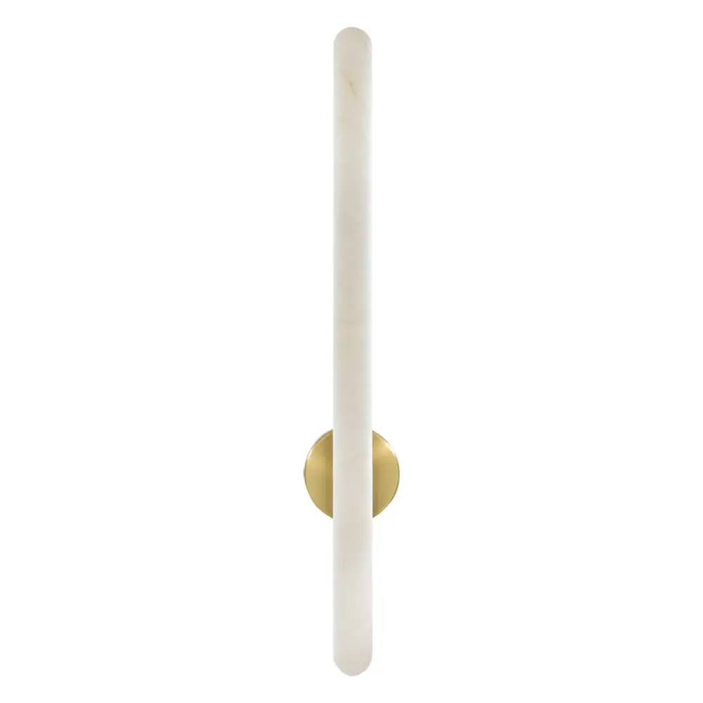 2548#zambelis-lights-alabaster-metal-aluminium-aluminum-marble-wall-sconce-decorative-light-fixture-antique-brass-19w-dimmable-triac-illuminant-3000K-2548 19W Sieninis LED šviestuvas 2548 Gold