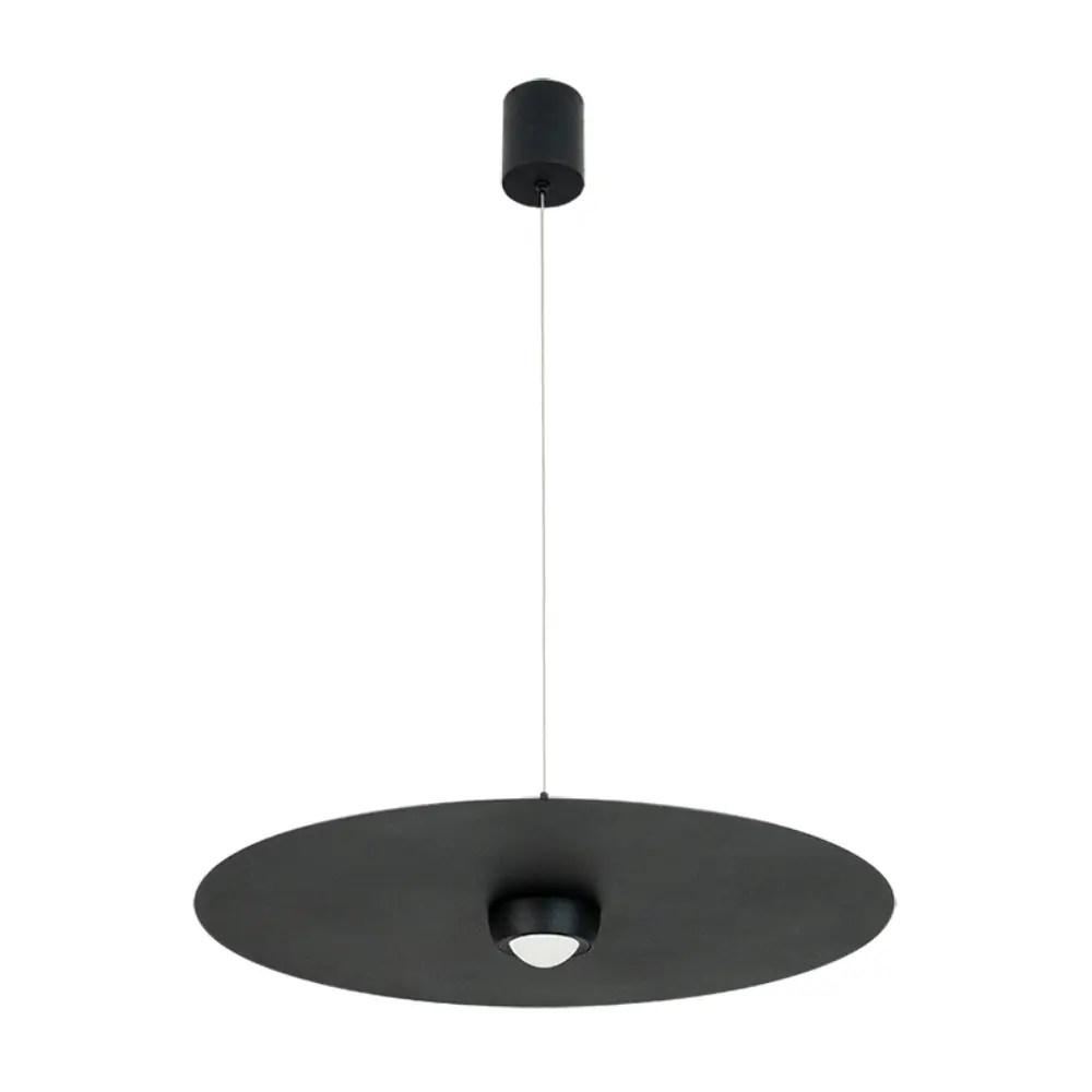 2587#zambelis-lights-metal-acrylic-single-pendant-decorative-light-fixture-sandy-black-21w-dimmable-triac-illuminant-3000K-2587 21W Pakabinamas LED šviestuvas 2587 D55 Black