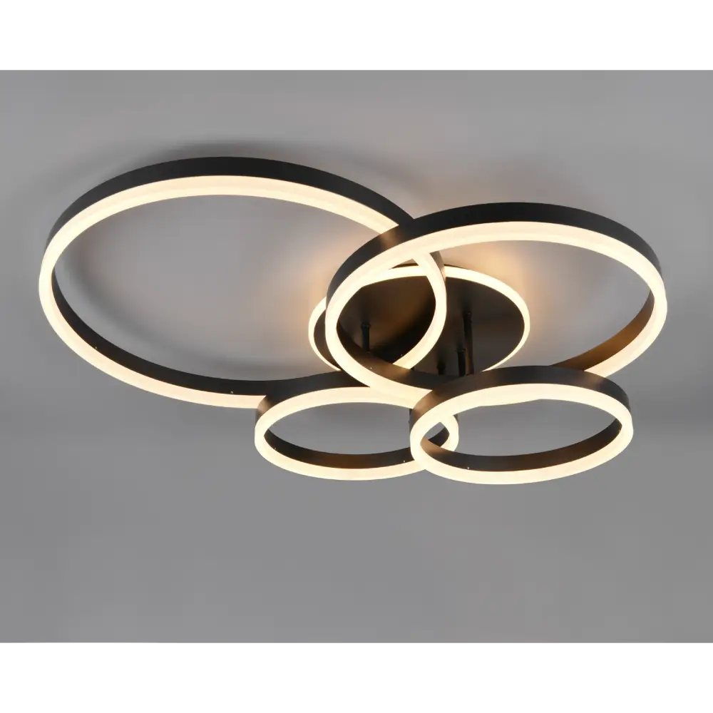 632210432 50W Lubinis LED šviestuvas DRAKE 632210432 Black